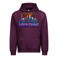 Mauve Wine Faith Can Move Mountains Urban Hoodie - LillyAllenDesigns