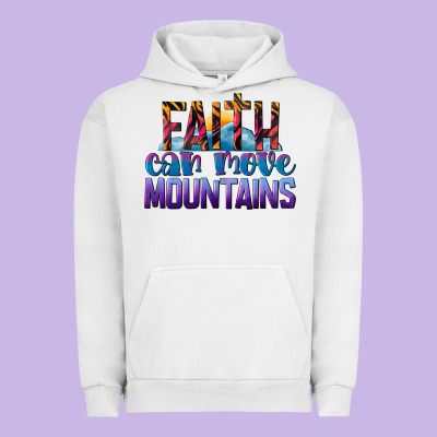Faith Can Move Mountains Urban Hoodie Designed By Lillyallendesigns