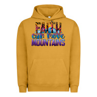 Pigment Peanut Butter Faith Can Move Mountains Urban Hoodie - LillyAllenDesigns