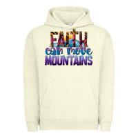 Pigment Pistachio Faith Can Move Mountains Urban Hoodie - LillyAllenDesigns
