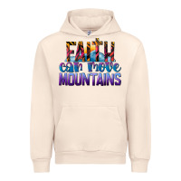 Sandshell Faith Can Move Mountains Urban Hoodie - LillyAllenDesigns