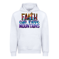 White Faith Can Move Mountains Urban Hoodie - LillyAllenDesigns