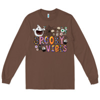 Chestnut spooky vibes Long Sleeve Tee - CowhideDigitalArt