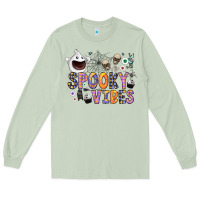Matcha spooky vibes Long Sleeve Tee - CowhideDigitalArt