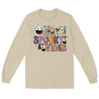 Mushroom spooky vibes Long Sleeve Tee - CowhideDigitalArt