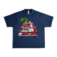 Navy summer truck farm truck Urban Heavy Tee - Zillion Design Studio