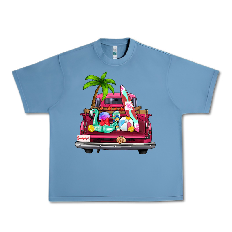 Summer Truck Farm Truck Urban Heavy Tee by Zillion Design Studio | Teevron