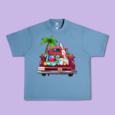 Summer Truck Farm Truck Urban Heavy Tee Designed By Zillion Design Studio