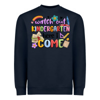 Navy watch out kindergarten here i come Heavyweight Sweatshirt - MaliasSmallBusiness