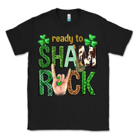 Black Ready to shamrock St. Patrick's Day Classic Tee - Neo Western