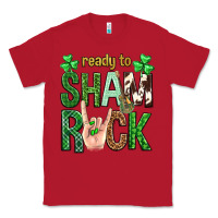 Red Ready to shamrock St. Patrick's Day Classic Tee - Neo Western