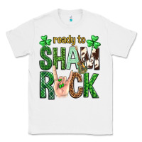 White Ready to shamrock St. Patrick's Day Classic Tee - Neo Western