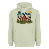 Matcha barn mom sunflower Heavyweight Hoodie - NancyCooperArtShop