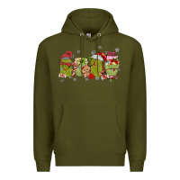 Army Green canned pickles christmas light Premium Hoodie - MaliasSmallBusiness