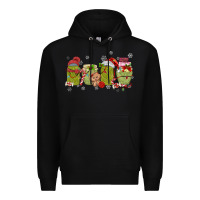 Black canned pickles christmas light Premium Hoodie - MaliasSmallBusiness