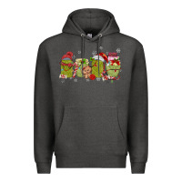 Charcoal Heather canned pickles christmas light Premium Hoodie - MaliasSmallBusiness