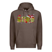 Coffee canned pickles christmas light Premium Hoodie - MaliasSmallBusiness