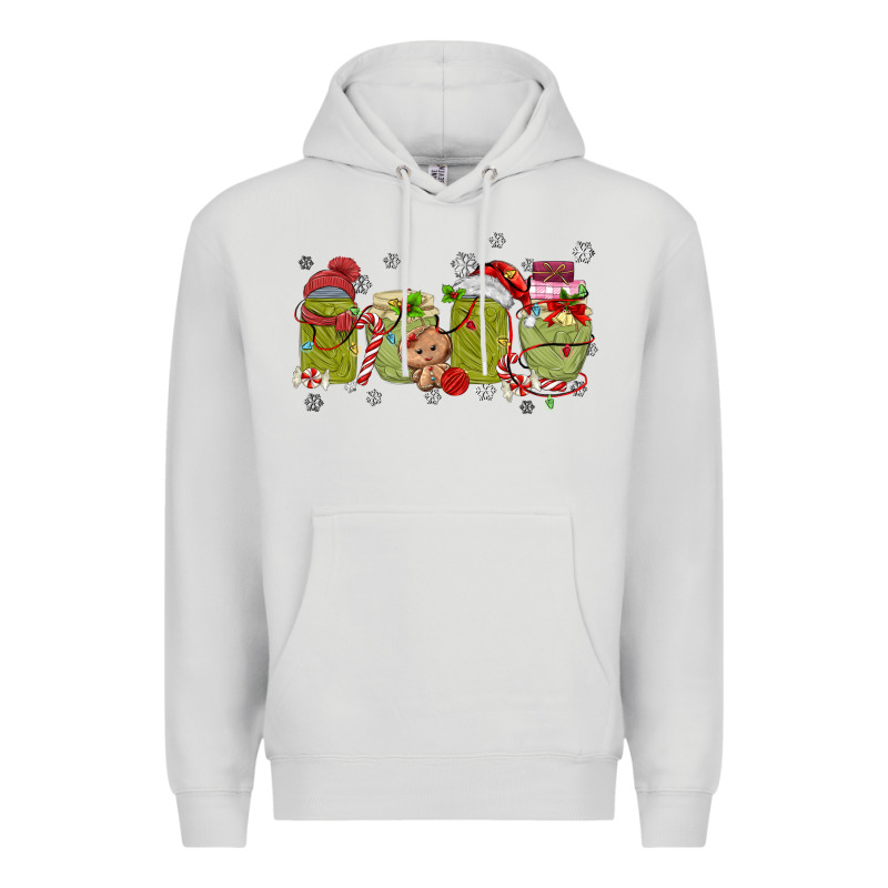Canned Pickles Christmas Light Premium Hoodie by MaliasSmallBusiness | Teevron