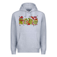 Heather Grey canned pickles christmas light Premium Hoodie - MaliasSmallBusiness