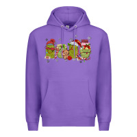 Purple canned pickles christmas light Premium Hoodie - MaliasSmallBusiness