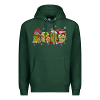 Sports Green canned pickles christmas light Premium Hoodie - MaliasSmallBusiness
