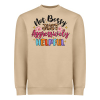 Mushroom not bossy just aggressively helpful Heavyweight Sweatshirt - MaliasSmallBusiness