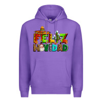 Purple feliz navidad sombrero Premium Hoodie - AdoDesignShop