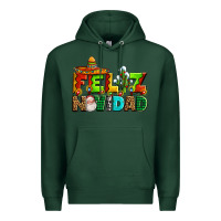 Sports Green feliz navidad sombrero Premium Hoodie - AdoDesignShop