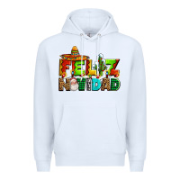 White feliz navidad sombrero Premium Hoodie - AdoDesignShop