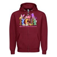 Burgundy easter  rca resident care assistant Zipper Hoodie - AdoDesignShop