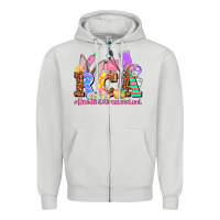 Dove Grey easter  rca resident care assistant Zipper Hoodie - AdoDesignShop