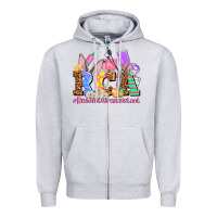 Heather Grey easter  rca resident care assistant Zipper Hoodie - AdoDesignShop