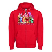 Red easter  rca resident care assistant Zipper Hoodie - AdoDesignShop