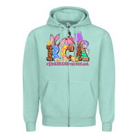 Seafoam easter  rca resident care assistant Zipper Hoodie - AdoDesignShop
