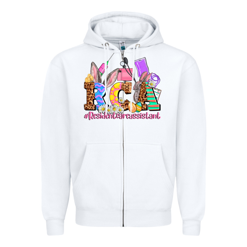 Easter  Rca Resident Care Assistant Zipper Hoodie by AdoDesignShop | Teevron