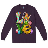 Plum Love gnome Easter Long Sleeve Tee - Neo Western