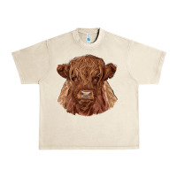 Sandshell highland cow Urban Heavy Tee - RanaPortraitStore