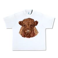 White highland cow Urban Heavy Tee - RanaPortraitStore