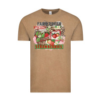 Vintage Coffee farm fresh strawberries Vintage Tee - Zillion Design Studio