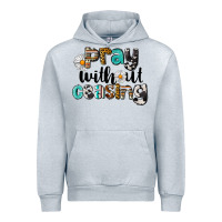 Heather Grey Pray Without Ceasing Urban Hoodie - LillyAllenDesigns