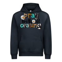 Navy Pray Without Ceasing Urban Hoodie - LillyAllenDesigns