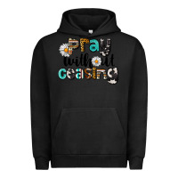 Pigment Black Pray Without Ceasing Urban Hoodie - LillyAllenDesigns