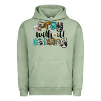 Pigment Oil Green Pray Without Ceasing Urban Hoodie - LillyAllenDesigns