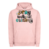 Pigment Salmon Pray Without Ceasing Urban Hoodie - LillyAllenDesigns