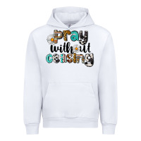 White Pray Without Ceasing Urban Hoodie - LillyAllenDesigns