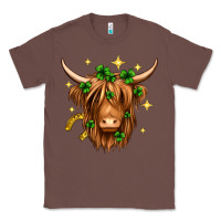 Chestnut St. Patrick's Day Highland Cow Classic Tee - Neo Western