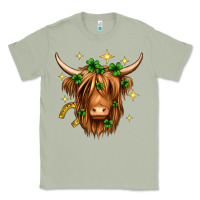 Matcha St. Patrick's Day Highland Cow Classic Tee - Neo Western
