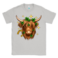 Moon Dust St. Patrick's Day Highland Cow Classic Tee - Neo Western