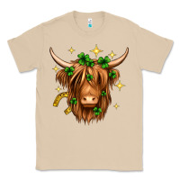 Mushroom St. Patrick's Day Highland Cow Classic Tee - Neo Western