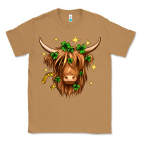 Toasted Coconut St. Patrick's Day Highland Cow Classic Tee - Neo Western